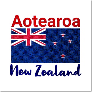 Aotearoa New Zealand Flag Posters and Art